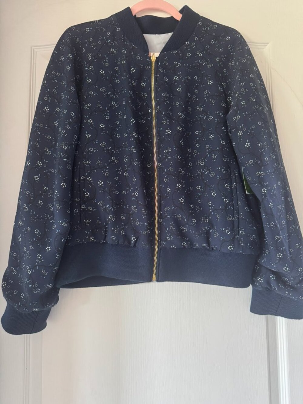 Kate Spade Reversible Floral Bomber Jacket